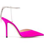 Zapatos rosas de cuero de tacón rebajados con tacón más de 9cm Jimmy Choo talla 40,5 para mujer 