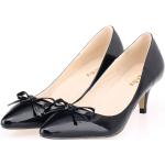 Zapatos negros de sintético de tacón formales talla 35,5 para mujer 
