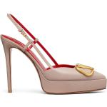 Zapatos beige de cuero con plataforma Valentino Garavani talla 40,5 para mujer 