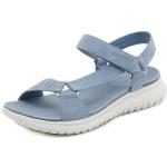 Sandalias planas azules de caucho talla 42 para mujer 
