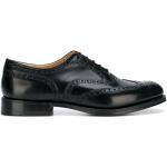 Zapatos oxford negros de cuero formales con logo Church's para hombre 