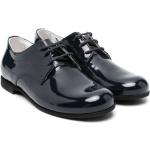 Zapatos azul marino de goma con puntera redonda con cordones formales Colorichiari talla 40 para mujer 