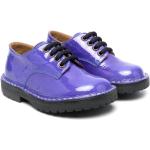 Zapatos azules de goma con puntera redonda rebajados con cordones formales PèPè talla 23 para mujer 