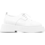 Zapatos blancos de goma con puntera redonda con cordones formales con logo MARSÈLL talla 38 para mujer 