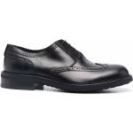 Zapatos negros de goma con puntera redonda rebajados con cordones formales con logo Baldinini talla 42 para hombre 