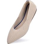 Sandalias de goma de cuña de punta puntiaguda formales de punto talla 38,5 para mujer 