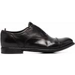 Zapatos marrones de cuero con puntera redonda formales OFFICINE CREATIVE ITALIA talla 43 para hombre 