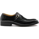 Zapatos lacados negros de goma formales talla 45 para hombre 