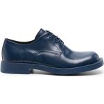 Zapatos azul marino de goma con punta cuadrada con cordones formales con logo Camper CAMPERLAB talla 39 para mujer 