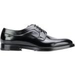 Zapatos negros de cuero con cordones con cordones formales con logo Dolce & Gabbana talla 39 para hombre 