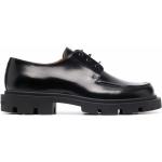 Zapatos negros de goma con punta cuadrada con cordones formales Maison Martin Margiela talla 44 para hombre 