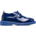 Zapatos azules de goma con puntera redonda rebajados con cordones formales con logo MARSÈLL talla 41 para hombre 
