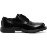 Zapatos negros de goma con punta cuadrada con tacón cuadrado con cordones formales con logo Camper CAMPERLAB talla 39 para mujer 