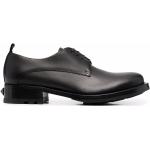 Zapatos negros de algodón con puntera redonda rebajados con cordones formales Valentino Garavani talla 40,5 para hombre 