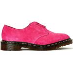 Zapatos rosas de ante con cordones con cordones formales con logo Dr. Martens para hombre 