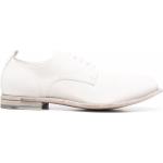 Zapatos blancos de piel de búfalo con puntera redonda con cordones formales con logo OFFICINE CREATIVE ITALIA talla 45 para hombre 