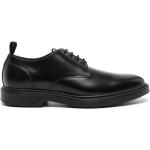 Zapatos negros de goma con puntera redonda rebajados con cordones formales con logo HUGO BOSS BOSS talla 46 para hombre 