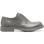 Zapatos grises de goma con punta cuadrada rebajados con cordones formales con logo Camper CAMPERLAB talla 39 para mujer 