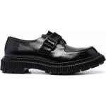 Zapatos negros de goma con puntera redonda con hebilla formales con logo talla 41 para hombre 