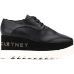 Zapatos negros de goma con punta cuadrada con cordones formales con logo STELLA McCARTNEY talla 41 para mujer 