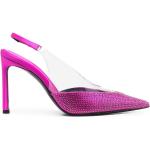 Zapatos morados de PVC de tacón rebajados con tacón más de 9cm SERGIO ROSSI talla 39 para mujer 