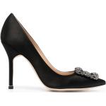 Zapatos negros de cuero de tacón Manolo Blahnik talla 39 para mujer 