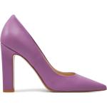 Zapatos lila de piel de tacón floreados Baldowski talla 41 para mujer 