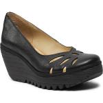 Zapatos negros con cuña con tacón de cuña Fly London talla 39 para mujer 