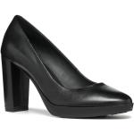 Zapatos negros de tacón rebajados Geox talla 38 para mujer 