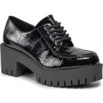 Zapatos negros de cuero de tacón rebajados Guess talla 40 para mujer 