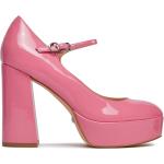 Zapatos rosas de charol de tacón rebajados Guess talla 41 para mujer 