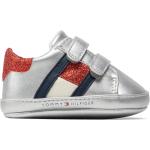 Zapatos plateado de cuero rebajados Tommy Hilfiger Sport talla 18 infantiles 