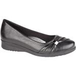 Zapatillas negras de goma con cuña con tacón de cuña acolchadas talla 38 para mujer 