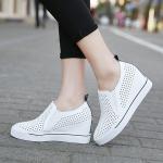 Zapatos grises de caucho con plataforma para mujer 