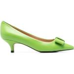 Zapatos verdes de goma de tacón con tacón de 5 a 7cm con logo talla 39 para mujer 