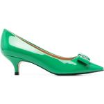 Zapatos verdes de goma de tacón con tacón de 5 a 7cm con logo talla 39 para mujer 