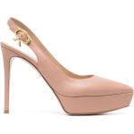 Zapatos rosas de cuero con plataforma con tacón de 7 a 9cm GIANVITO ROSSI talla 35 para mujer 
