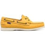Zapatos Náuticos amarillos de goma rebajados con logo SEBAGO para hombre 