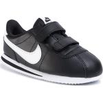 Sneakers negros con velcro con velcro Nike Cortez Basic infantiles 