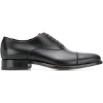 Zapatos negros de cuero con cordones con tacón cuadrado con cordones formales talla 40,5 para hombre 