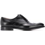 Zapatos negros de cuero con cordones con tacón cuadrado con cordones formales con logo Church's para hombre 