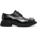 Zapatos negros de goma con cordones rebajados con tacón cuadrado con cordones formales Alexander McQueen talla 44 para hombre 