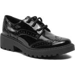 Zapatos negros con cordones con cordones formales Geox talla 34 infantiles 