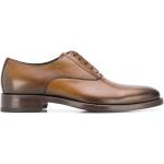 Zapatos oxford marrones de goma formales con logo talla 48 para hombre 