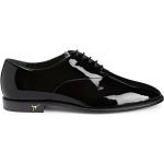 Zapatos negros de goma con cordones con cordones formales con logo GIUSEPPE ZANOTTI talla 39 para hombre 