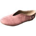 Zapatillas rosas de piel de piel de verano informales talla 38,5 para mujer 