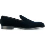 Slippers azul marino de terciopelo con logo Dolce & Gabbana talla 39 para hombre 