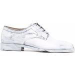 Zapatos blancos de cuero con cordones con cordones formales con logo Maison Martin Margiela talla 39 para hombre 