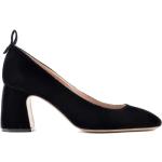 Zapatos negros de terciopelo de tacón con tacón cuadrado con tacón de 7 a 9cm con logo Armani Emporio Armani talla 39 para mujer 