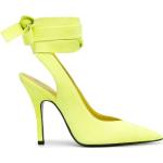 Zapatos amarillos de goma de tacón rebajados con tacón más de 9cm The Attico talla 40,5 para mujer 